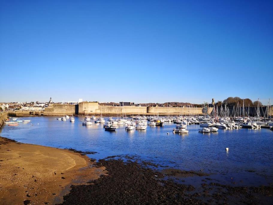 Le Bigorn'O : T2 Situe A 50 M De La Plage コンカルノー エクステリア 写真